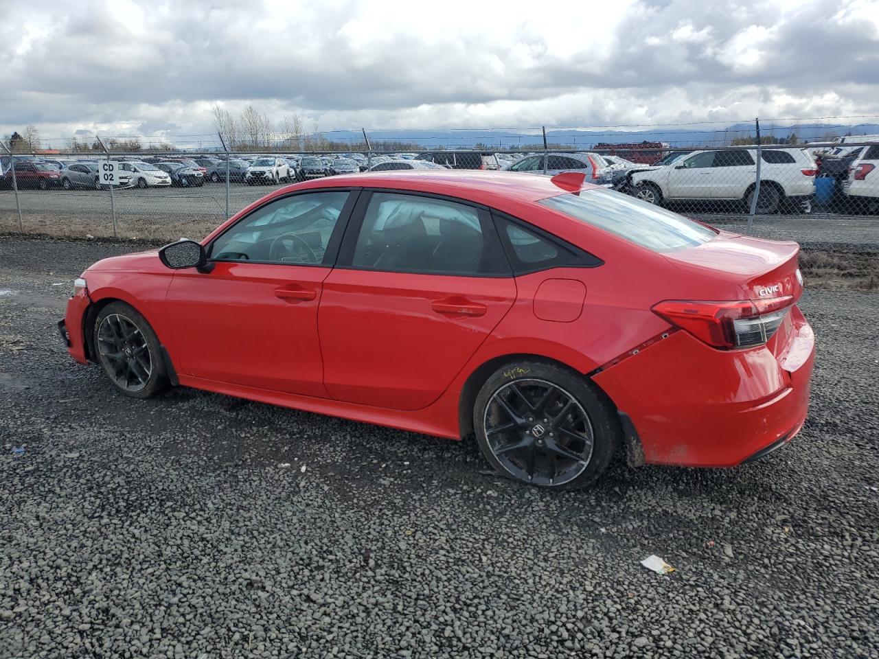 2022 HONDA CIVIC SPORT VIN:2HGFE2F59NH500351