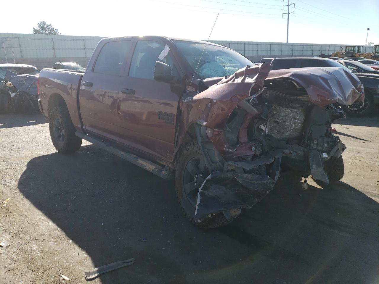 2022 RAM 1500 CLASSIC TRADESMAN VIN:3C6RR7KG0NG331624