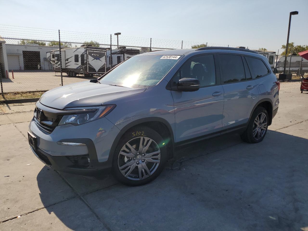 2022 HONDA PILOT SPORT VIN:5FNYF6H32NB104176