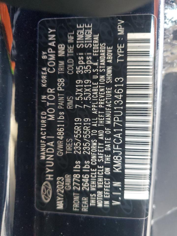 2023 HYUNDAI TUCSON SEL CONVENIENCE VIN:KM8JFCA17PU134613