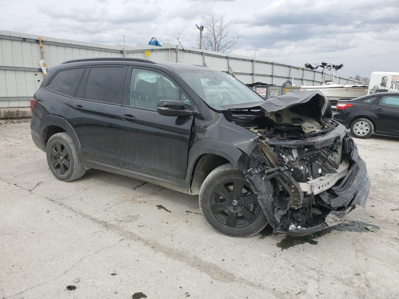2022 HONDA PILOT TRAILSPORT VIN:5FNYF6H80NB076714