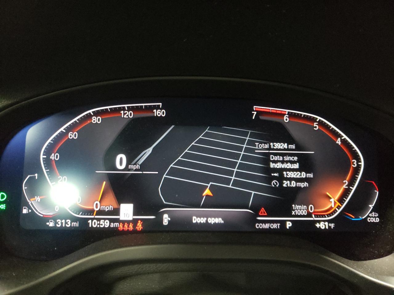 2022 BMW X3 XDRIVE30I VIN:5UX53DP01N9L32072