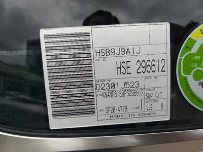 2023 Kia Carnival KNANE813BPS296612 VIN:KNANE813BPS296612