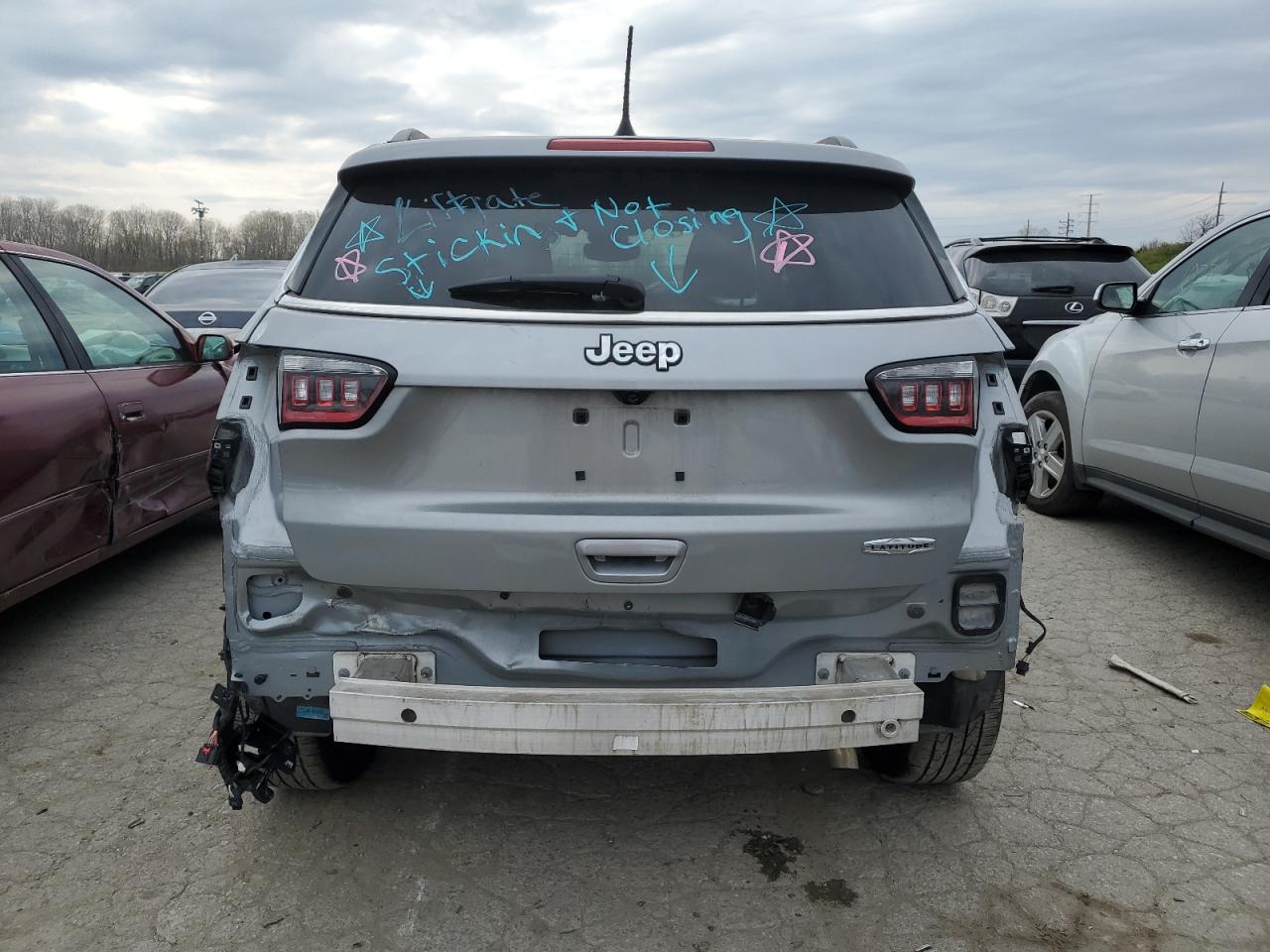 2022 JEEP COMPASS LATITUDE VIN:3C4NJCBB2NT229177