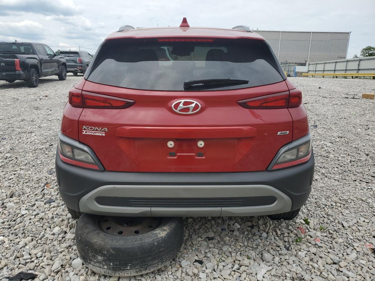 2022 HYUNDAI KONA SEL VIN:KM8K3CAB5NU910983