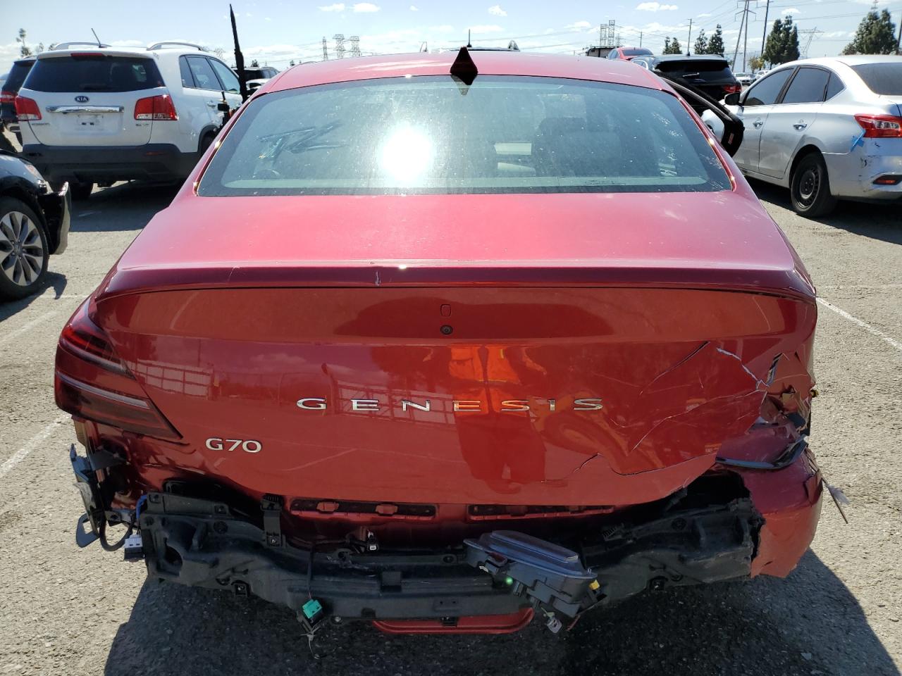 2023 GENESIS G70 BASE VIN:KMTG34TA8PU120814