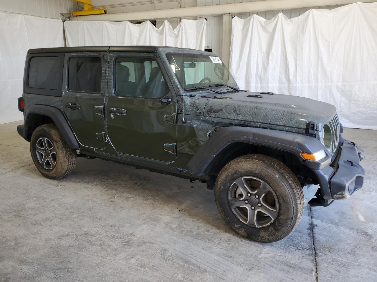 2022 JEEP WRANGLER UNLIMITED SPORT VIN:1C4HJXDG7NW243535