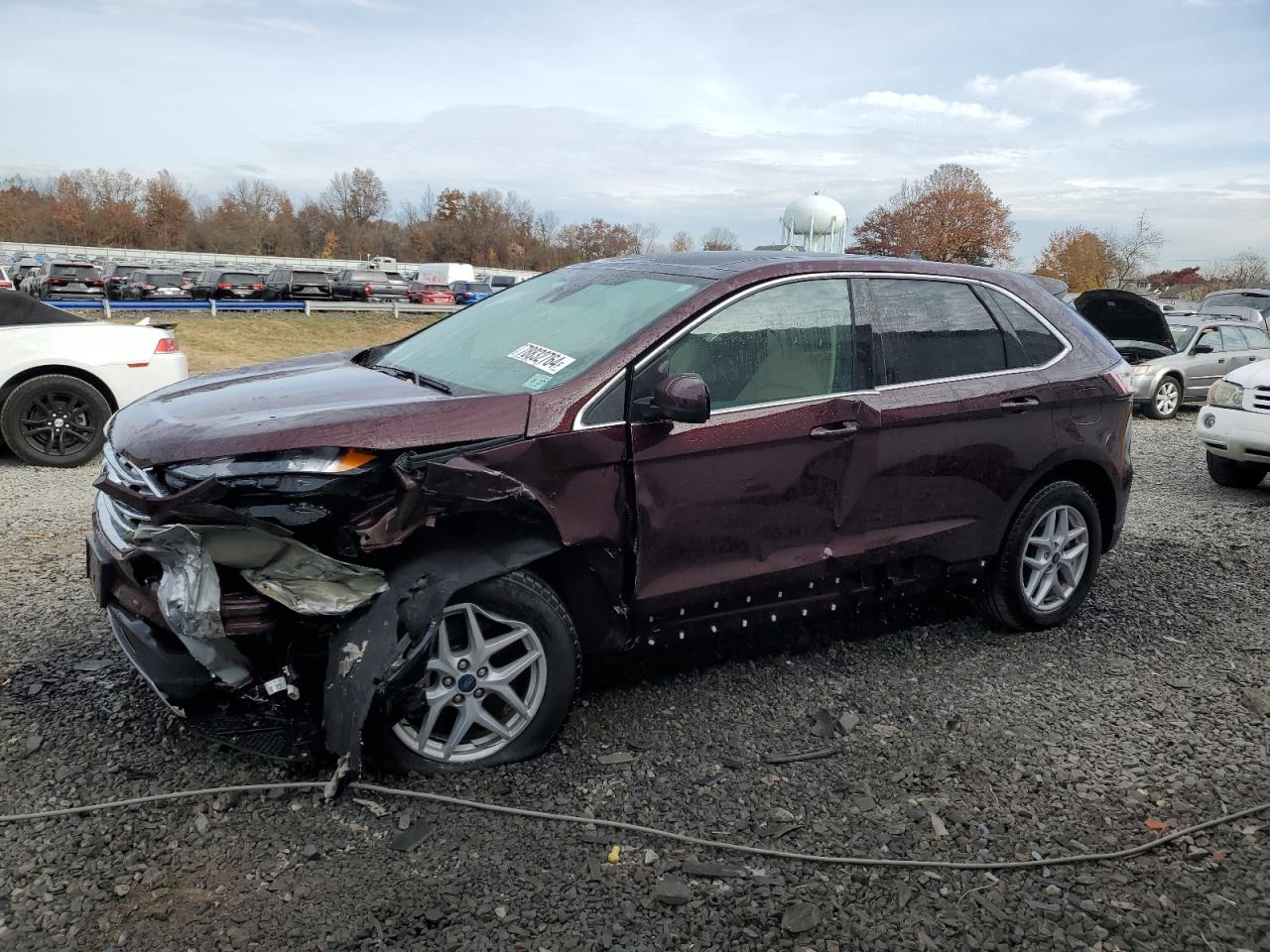 2022 FORD EDGE SEL VIN:2FMPK4J91NBA70783