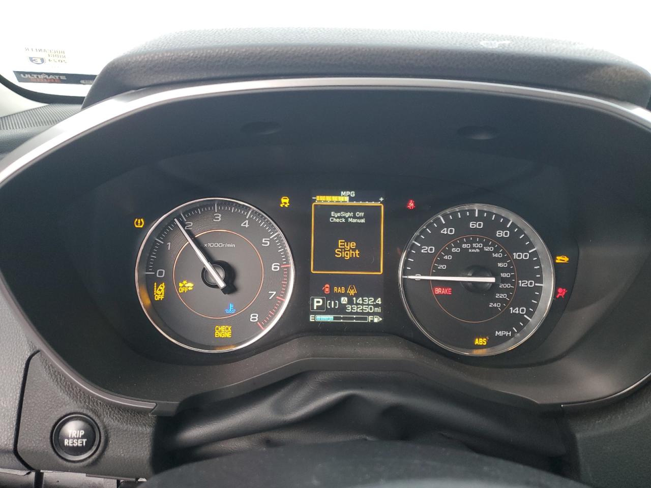 2022 SUBARU CROSSTREK LIMITED VIN:JF2GTHMC7NH276677