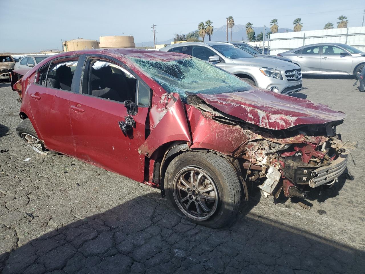 2022 TOYOTA COROLLA LE VIN:JTDEAMDE6NJ060382