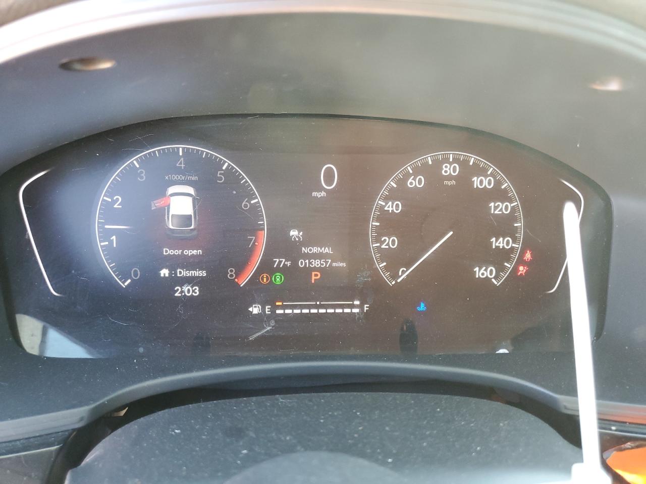 2022 HONDA CIVIC SPORT VIN:19XFL2H87NE002544