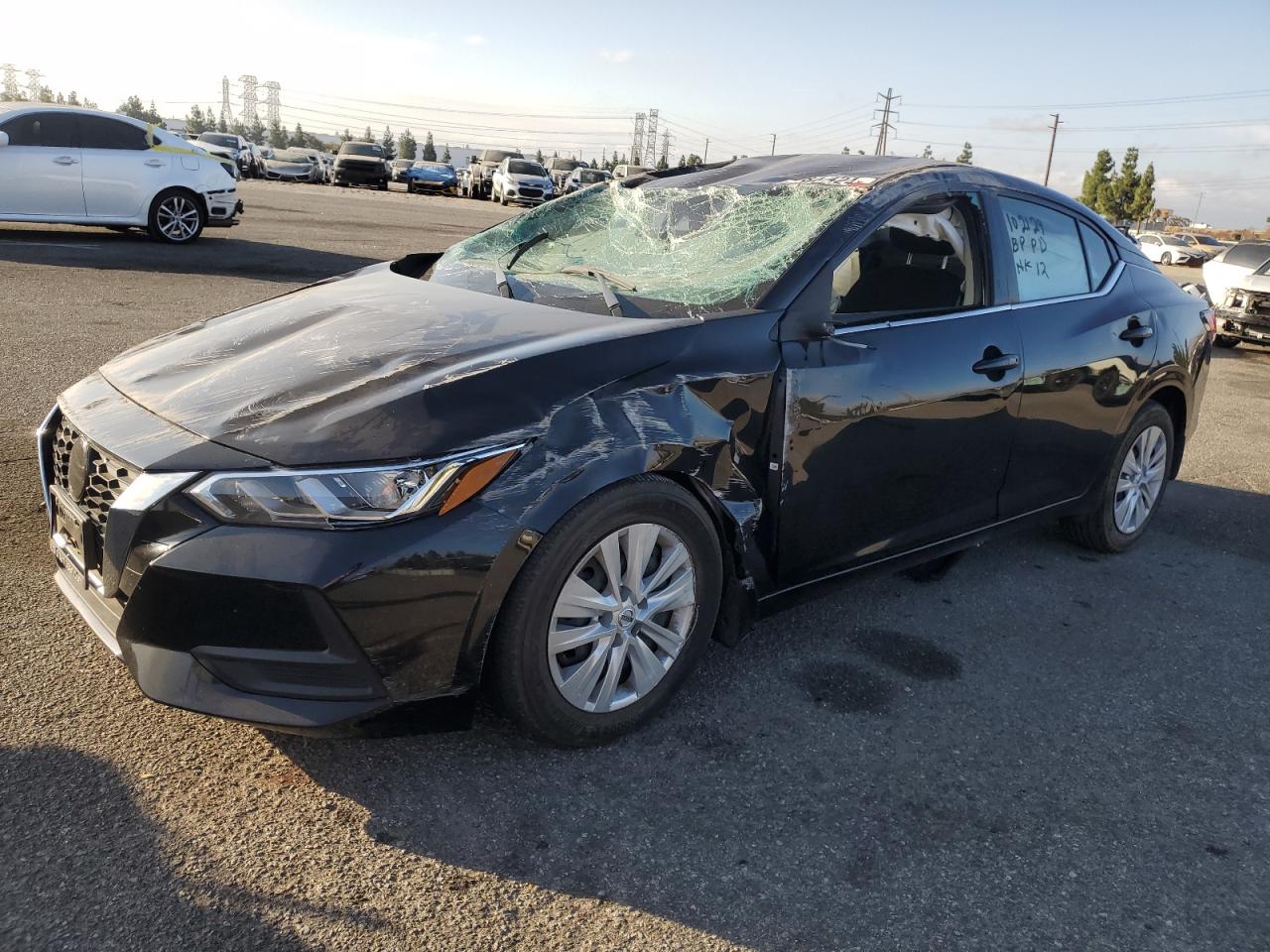 2022 NISSAN SENTRA S VIN:3N1AB8BV2NY282860