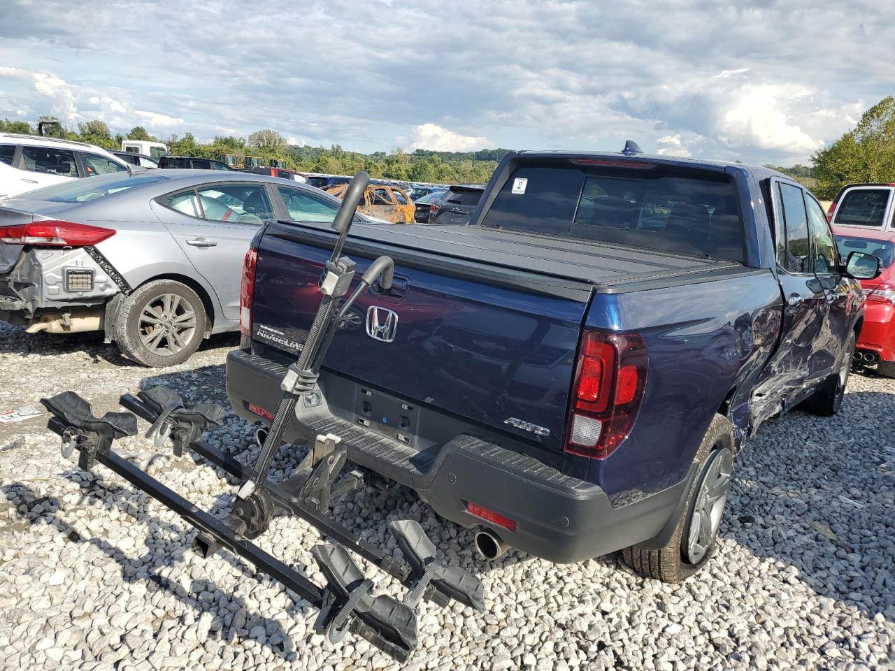 2022 HONDA RIDGELINE RTL VIN:5FPYK3F78NB034707