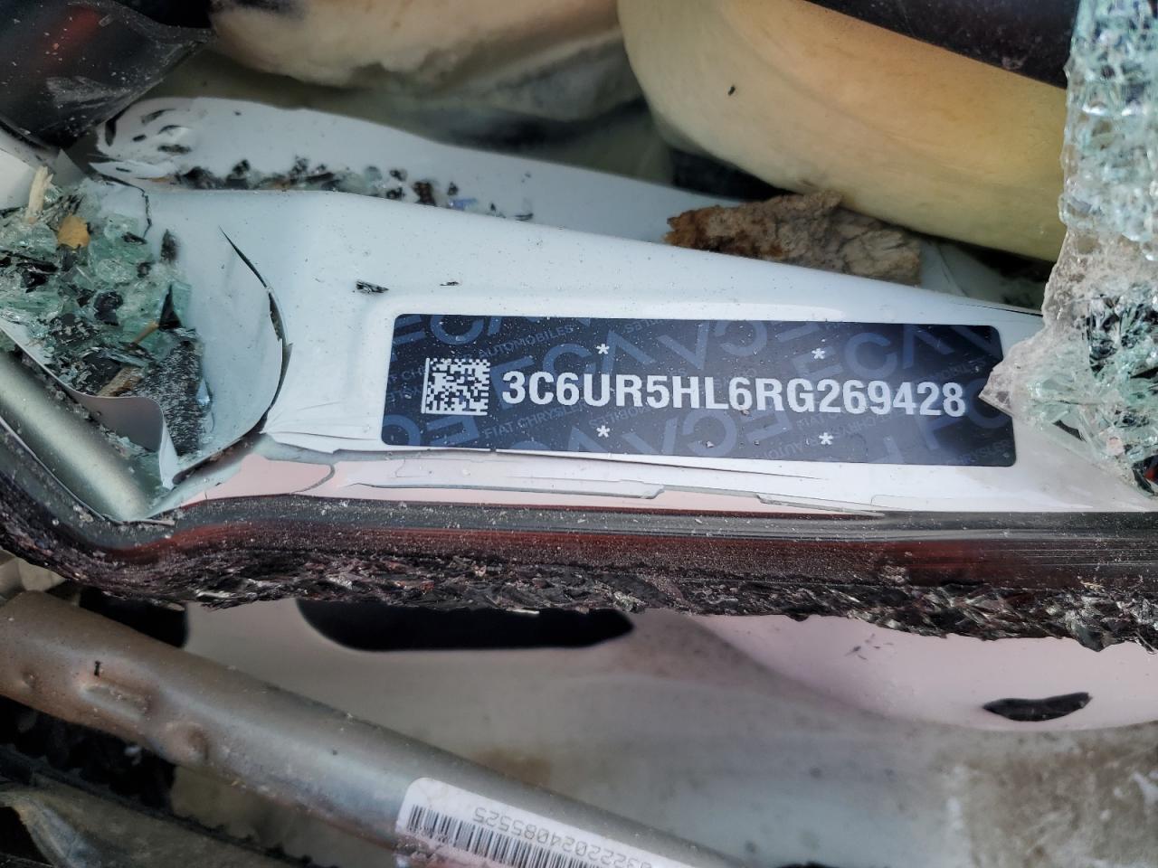 2024 RAM 2500 TRADESMAN VIN:3C6UR5HL6RG269428