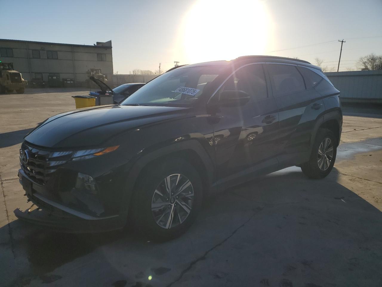 2022 HYUNDAI TUCSON BLUE VIN:KM8JBCA13NU025820