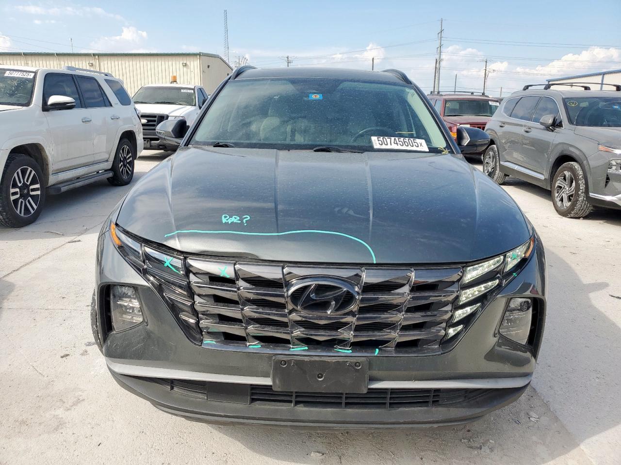 2022 HYUNDAI TUCSON SEL VIN:5NMJC3AE8NH139520