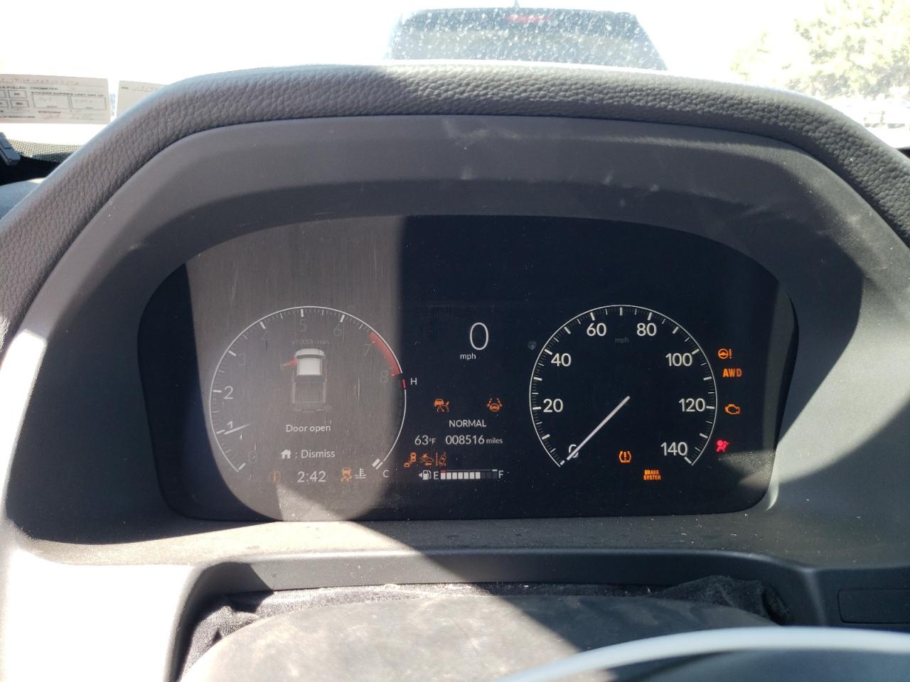 2024 HONDA RIDGELINE SPORT VIN:5FPYK3F1XRB002178