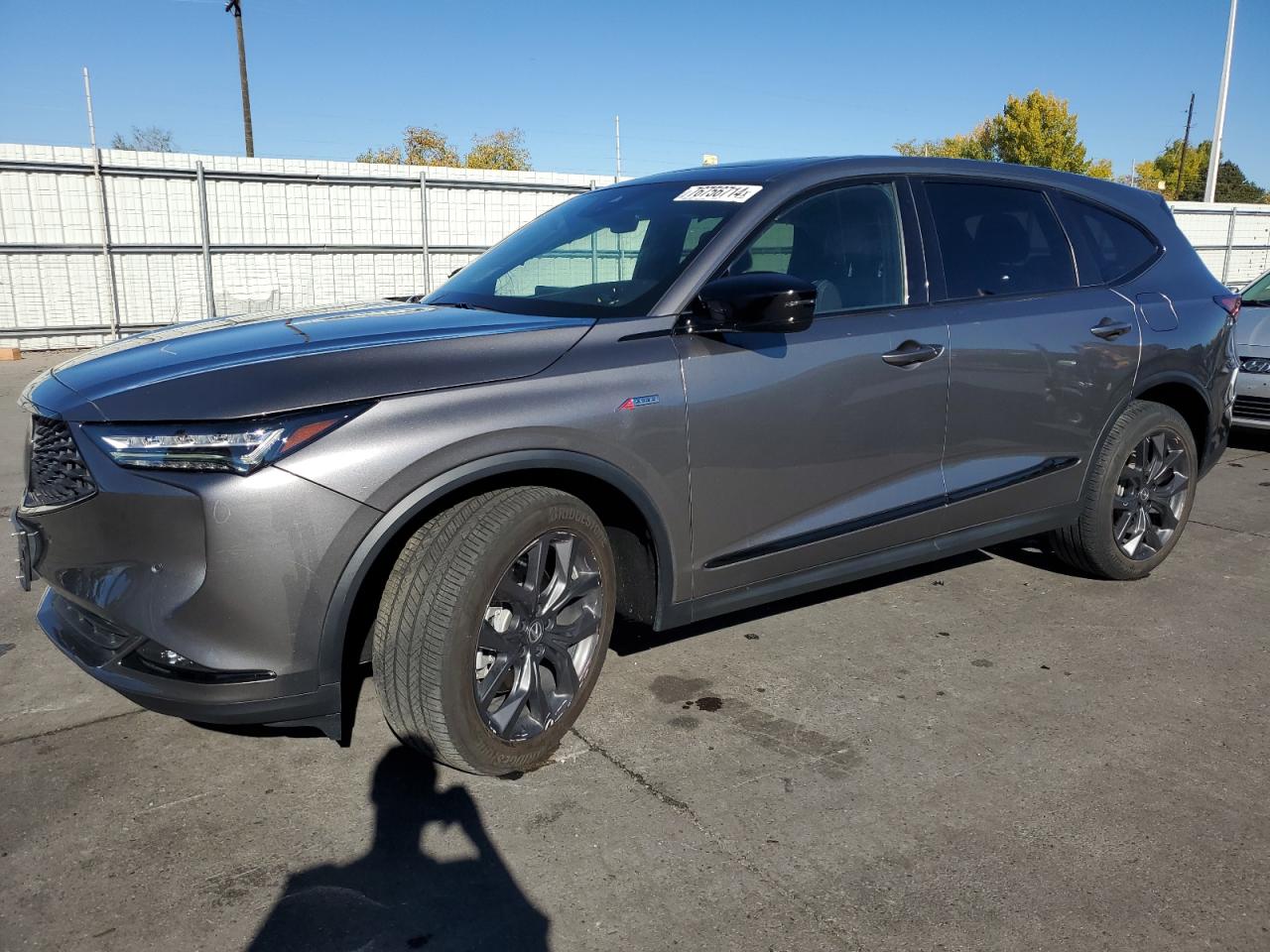 2022 ACURA MDX A-SPEC VIN:5J8YE1H05NL016362