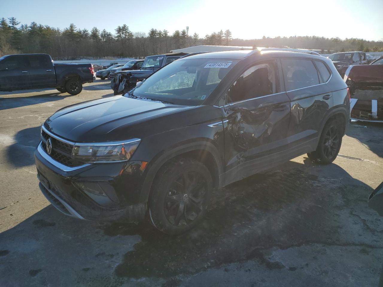 2022 VOLKSWAGEN TAOS SE VIN:3VVWX7B26NM074509