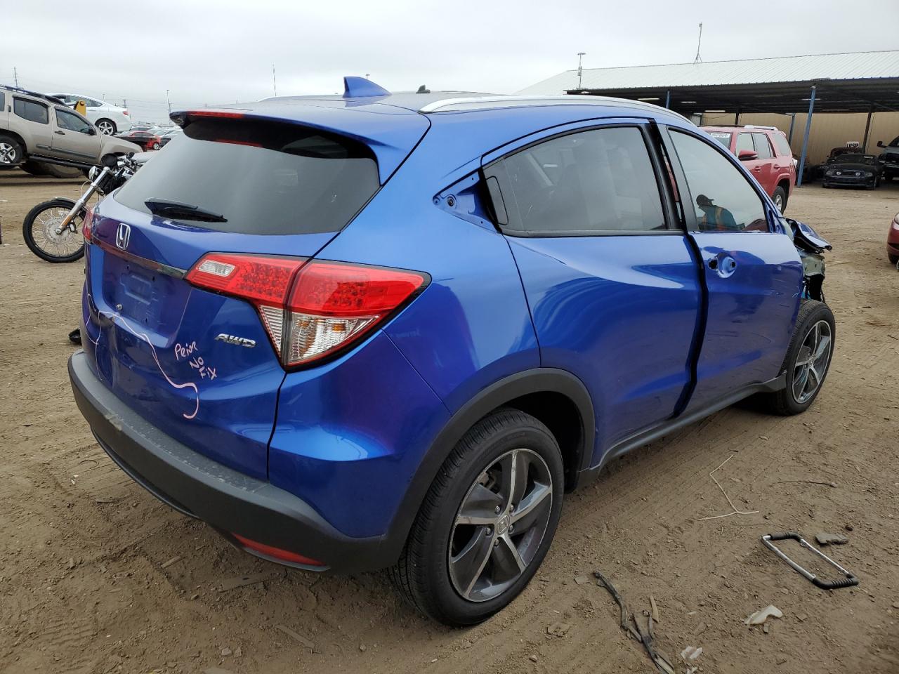 2022 HONDA HR-V EX VIN:3CZRU6H59NM744578