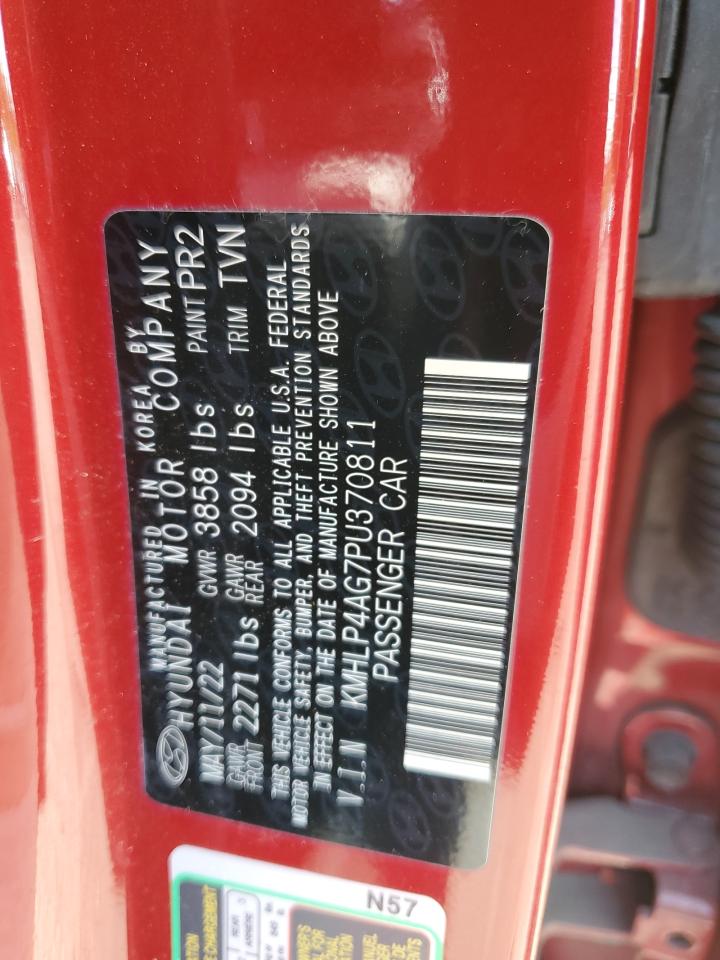 2023 HYUNDAI ELANTRA LIMITED VIN:KMHLP4AG7PU370811