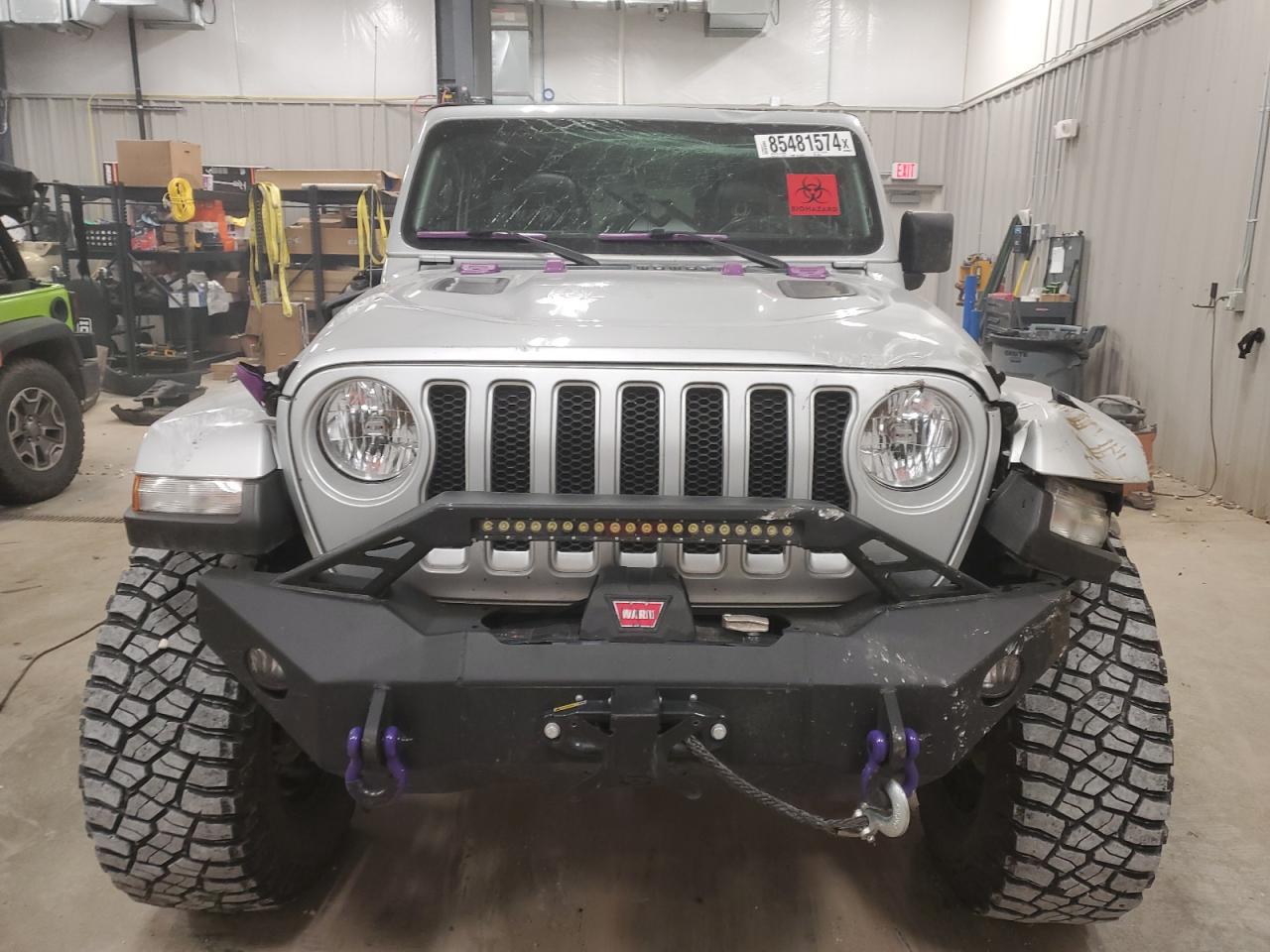 2022 JEEP WRANGLER UNLIMITED SAHARA VIN:1C4HJXEG4NW164726