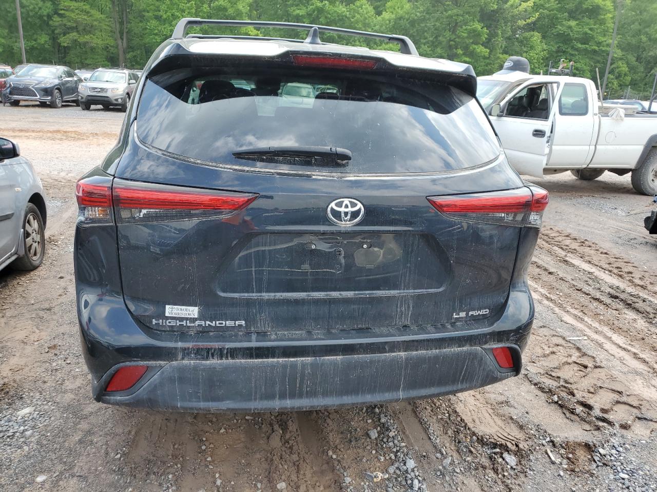 2022 TOYOTA HIGHLANDER L VIN:5TDBZRBH1NS224503