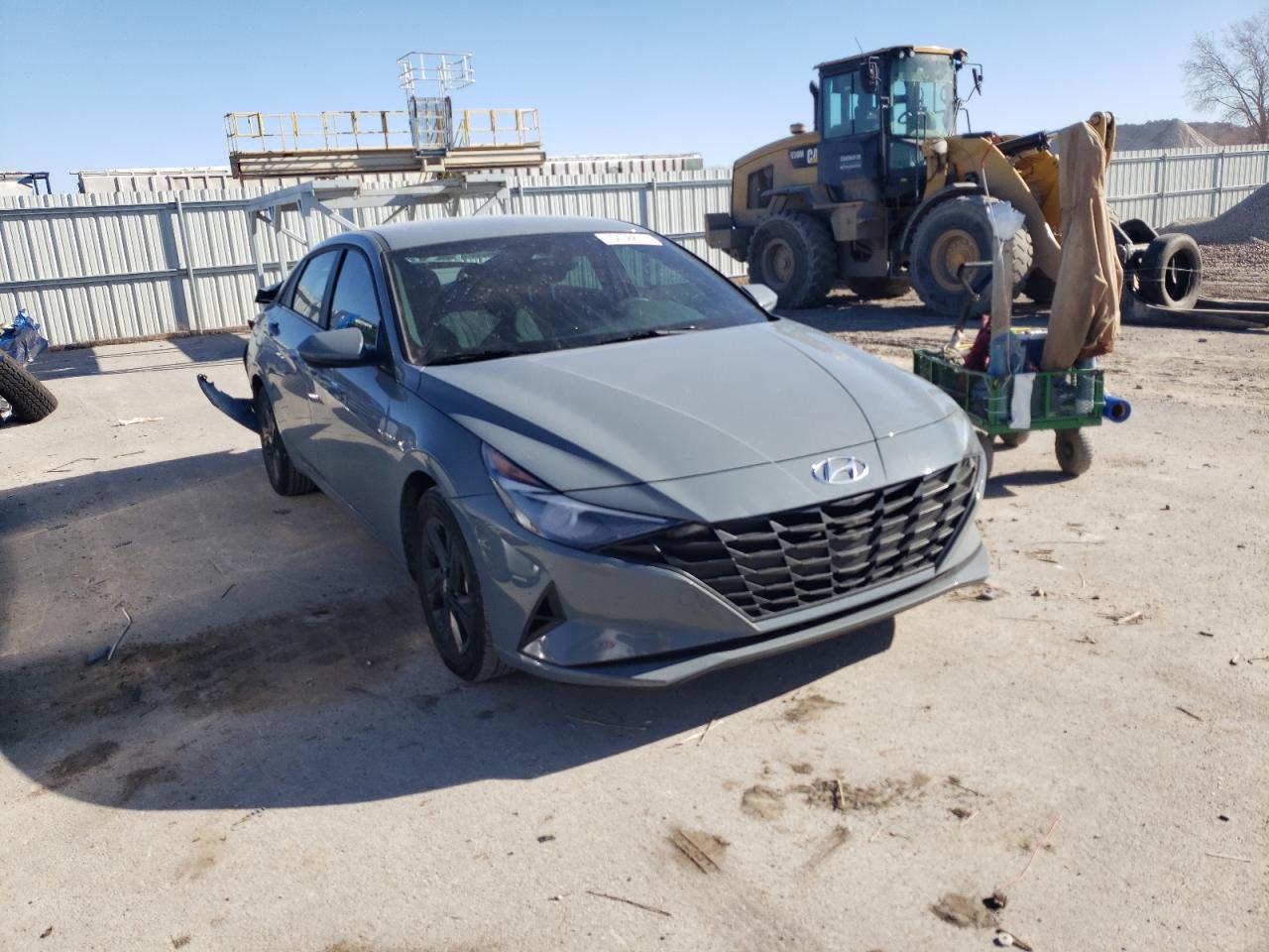 2022 HYUNDAI ELANTRA BLUE VIN:KMHLM4AJ1NU020091