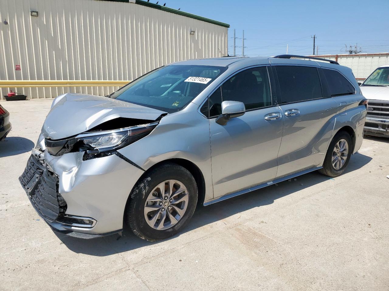 2022 TOYOTA SIENNA XLE VIN:5TDYRKEC5NS105998