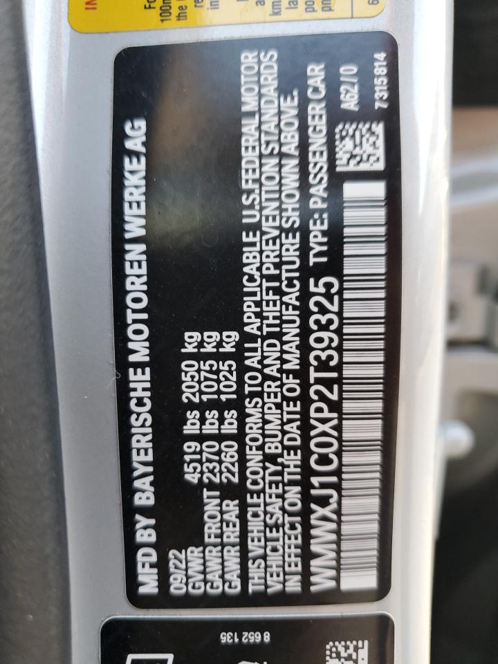 2023 MINI COOPER S CLUBMAN ALL4 VIN:WMWXJ1C0XP2T39325