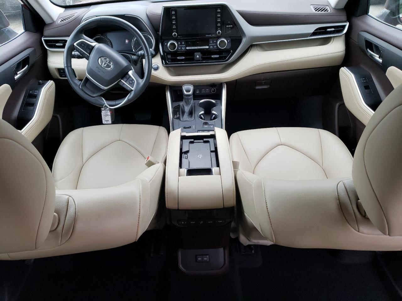 2022 TOYOTA HIGHLANDER XLE VIN:5TDGZRAH6NS541507