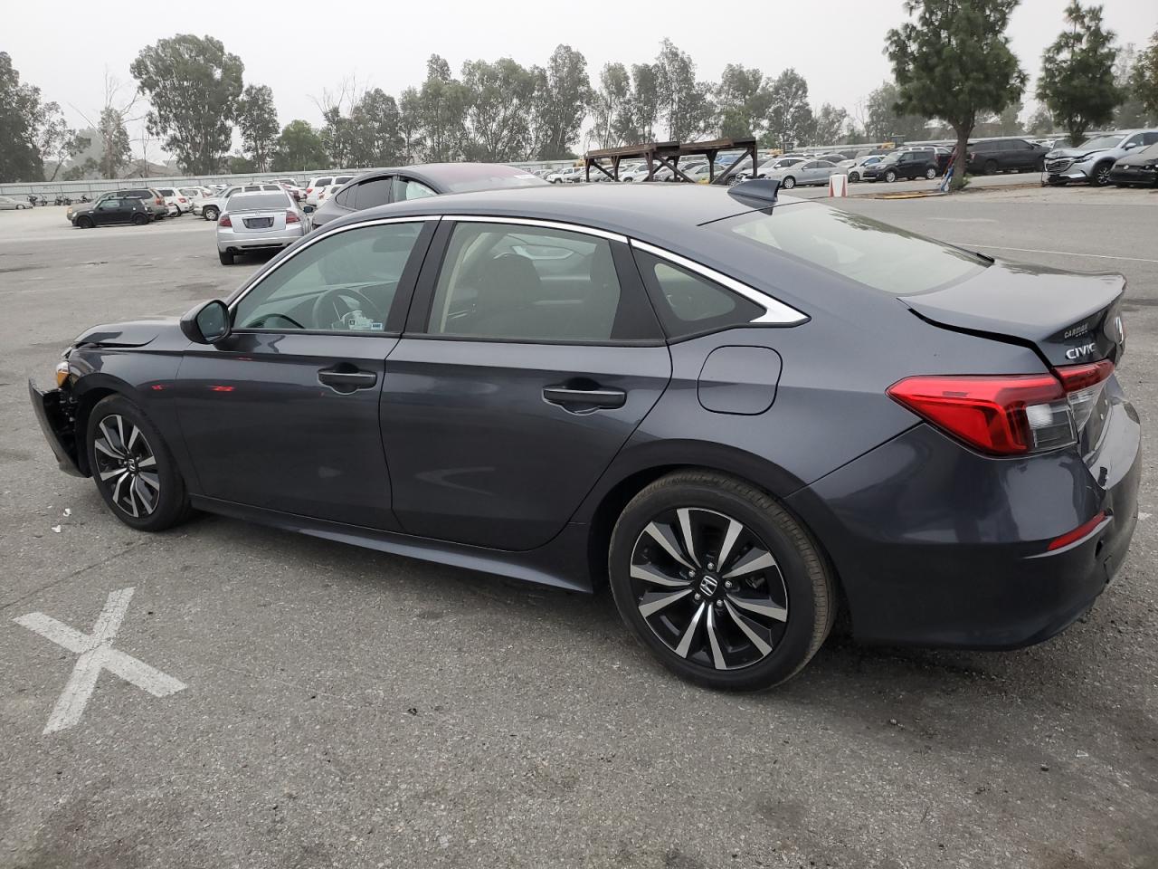 2022 HONDA CIVIC EX VIN:JHMFE1F79NX007404