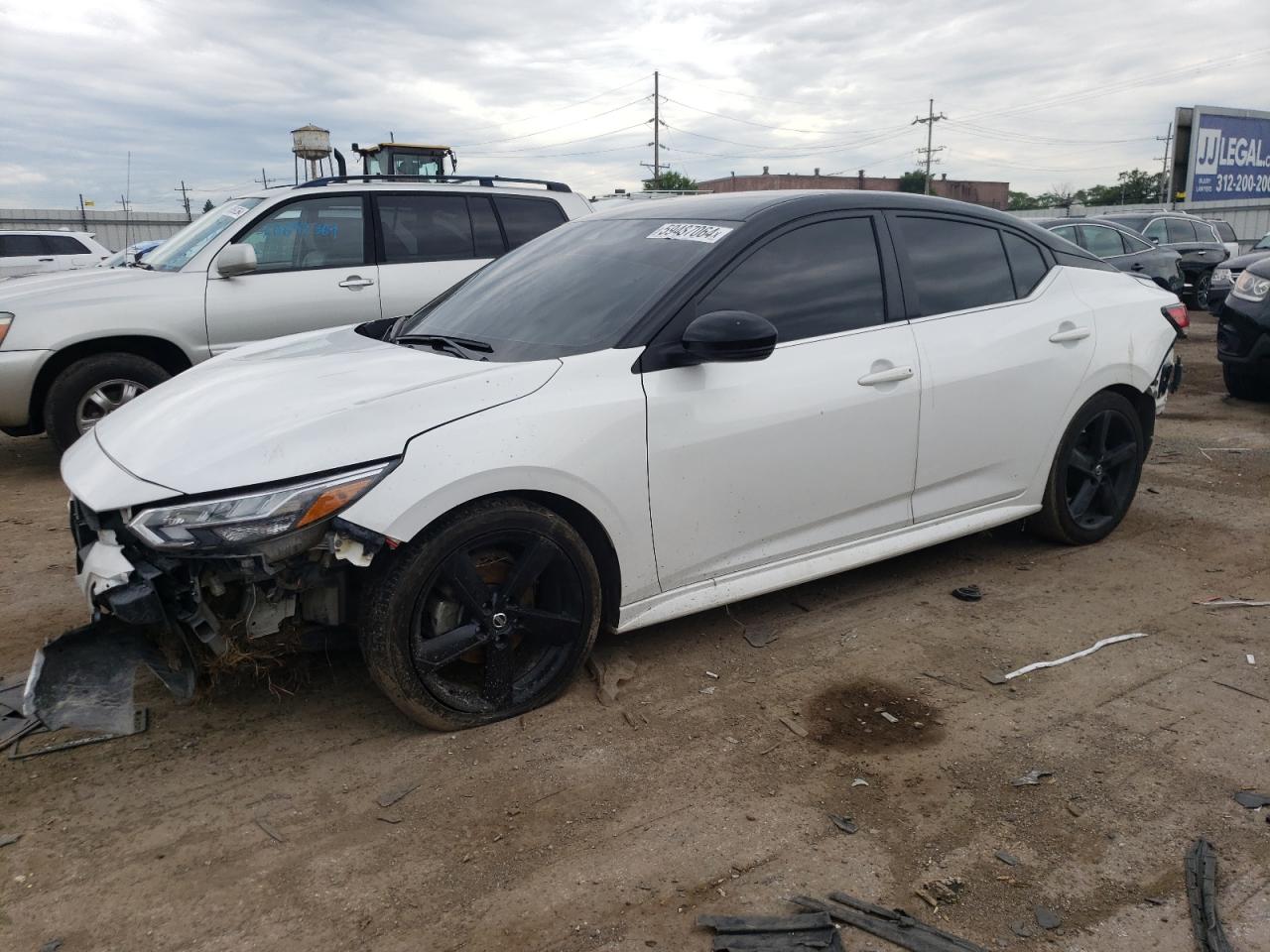 2022 NISSAN SENTRA SR VIN:3N1AB8DV6NY299920