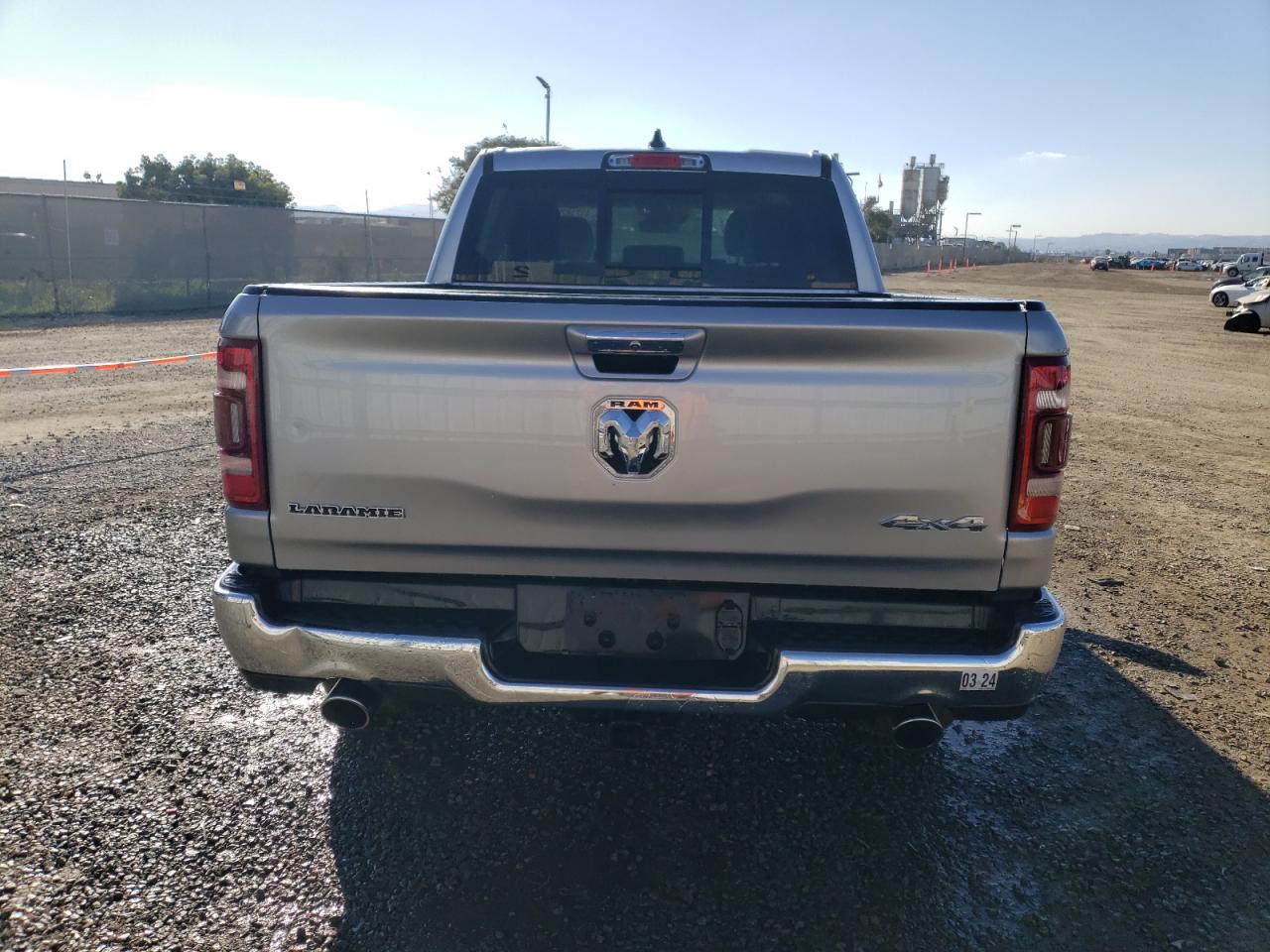 2022 RAM 1500 LARAMIE VIN:1C6SRFJT2NN262579