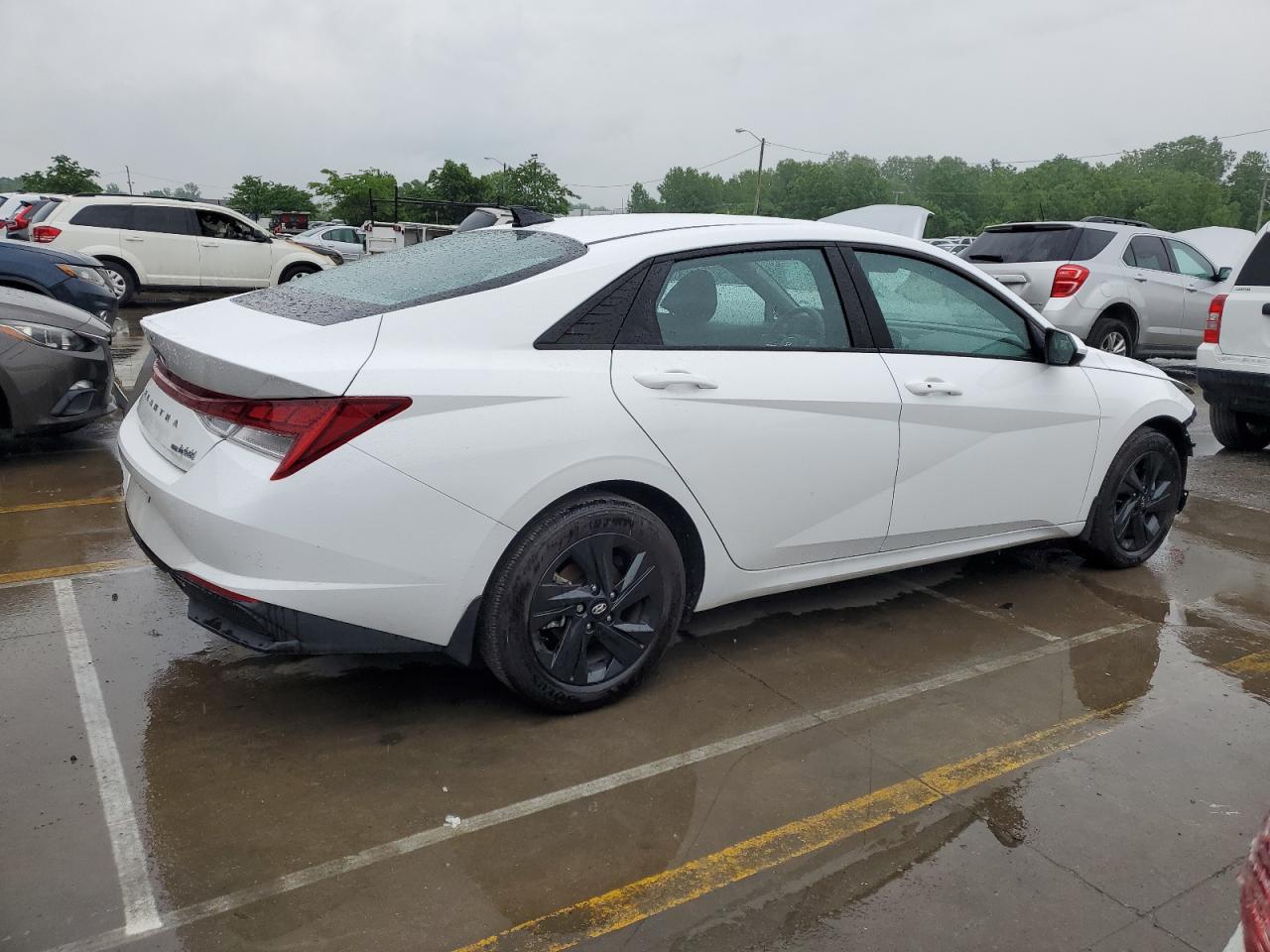 2023 HYUNDAI ELANTRA BLUE VIN:KMHLM4AJXPU076677