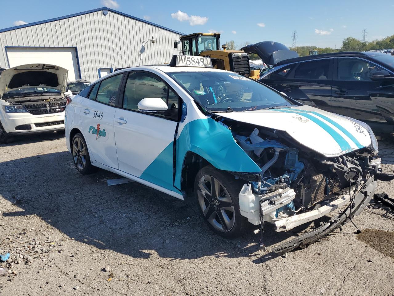 2022 TOYOTA PRIUS NIGHT SHADE VIN:JTDKAMFU5N3177723