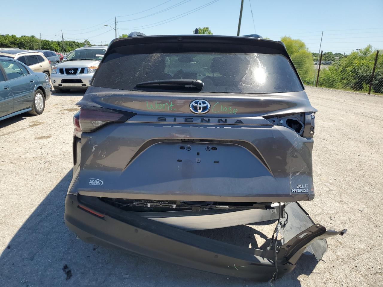 2023 TOYOTA SIENNA XLE VIN:5TDYRKEC1PS144011