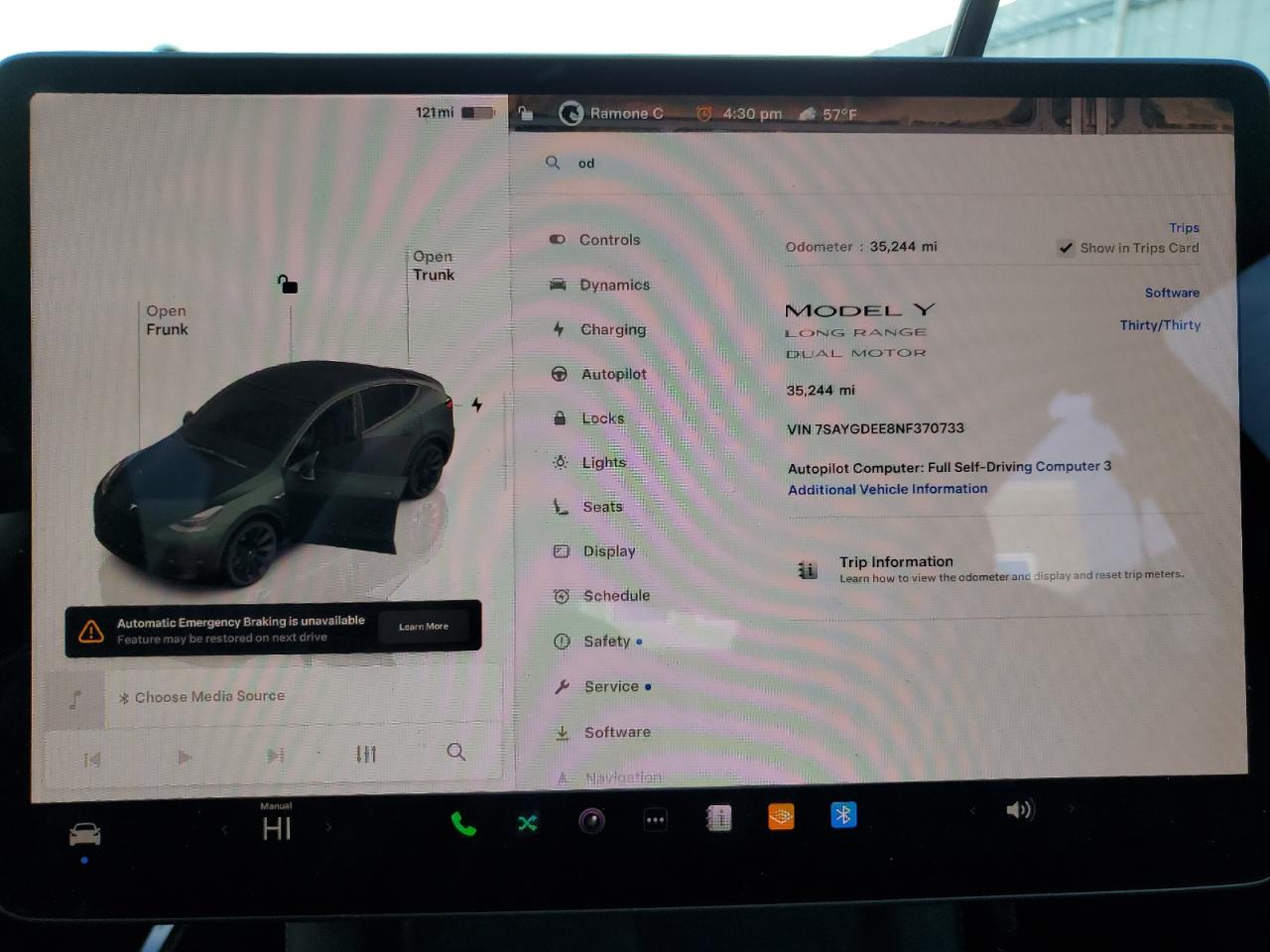 2022 TESLA MODEL Y  VIN:7SAYGDEE8NF370733