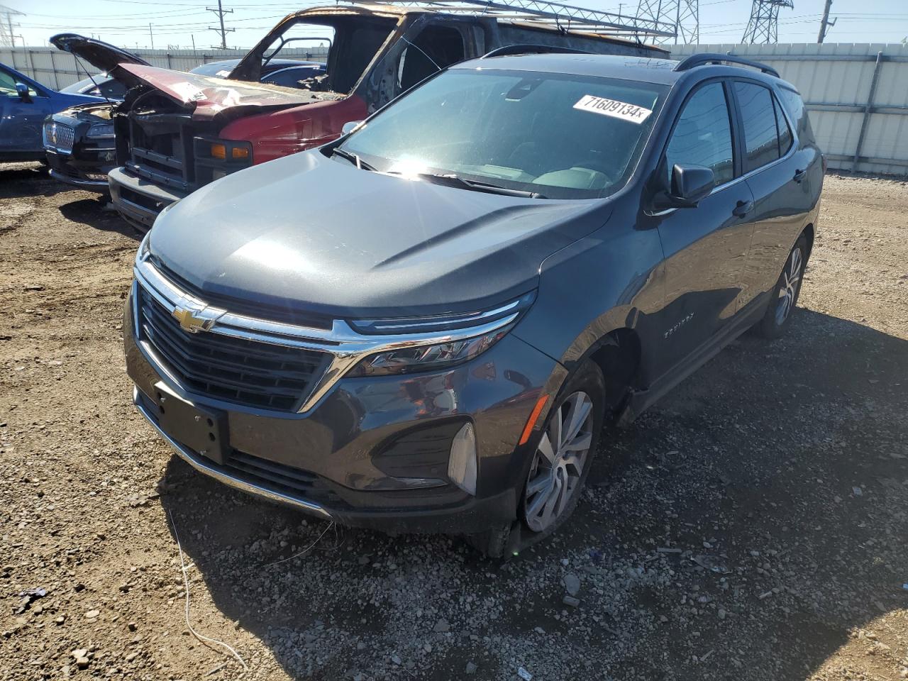 2022 CHEVROLET EQUINOX LT VIN:3GNAXUEV0NS198291