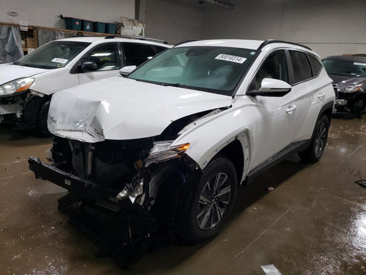 2022 HYUNDAI TUCSON BLUE VIN:KM8JBCA14NU031500