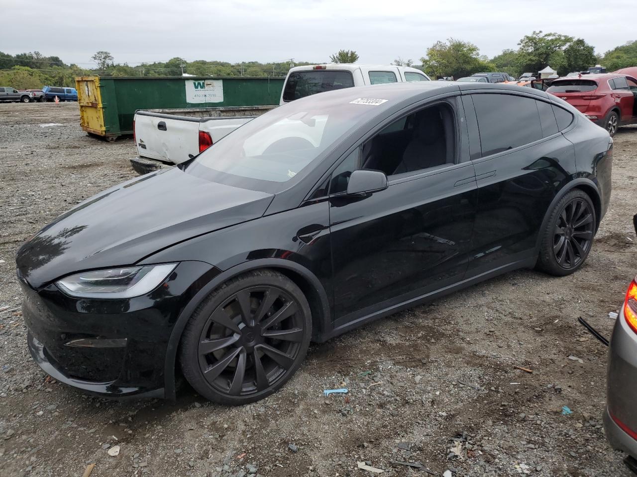 2022 TESLA MODEL X  VIN:7SAXCBE50NF334367