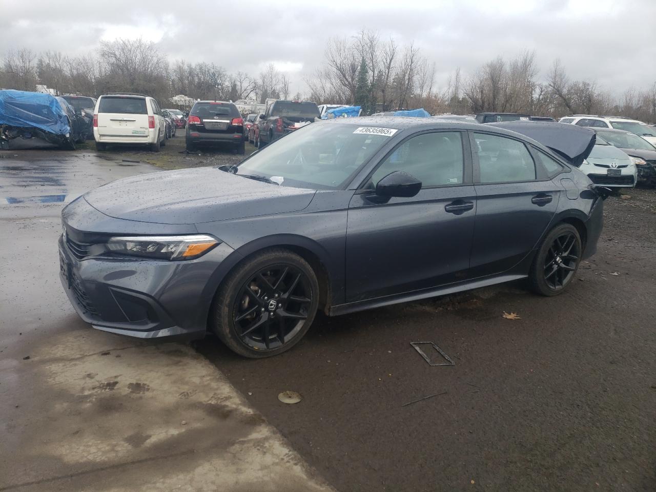 2022 HONDA CIVIC SPORT VIN:2HGFE2F51NH564934