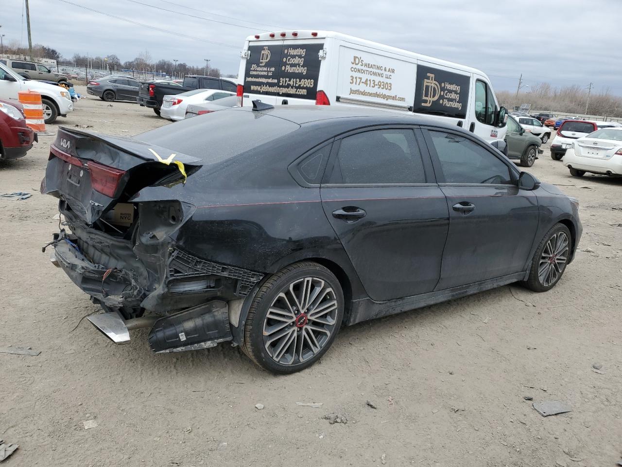 2022 KIA FORTE GT VIN:3KPF44AC6NE434646