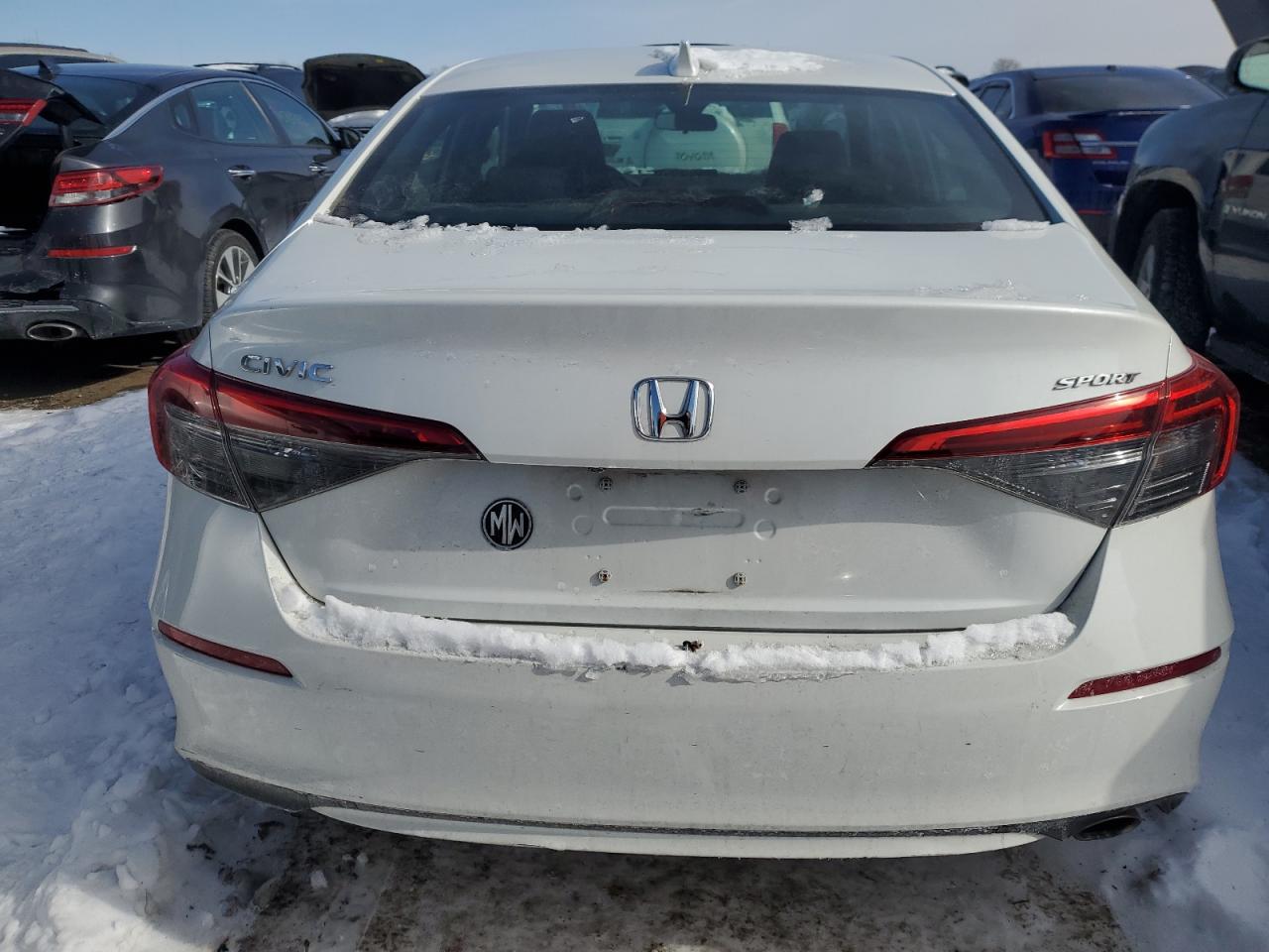 2022 HONDA CIVIC SPORT VIN:2HGFE2F58NH579043