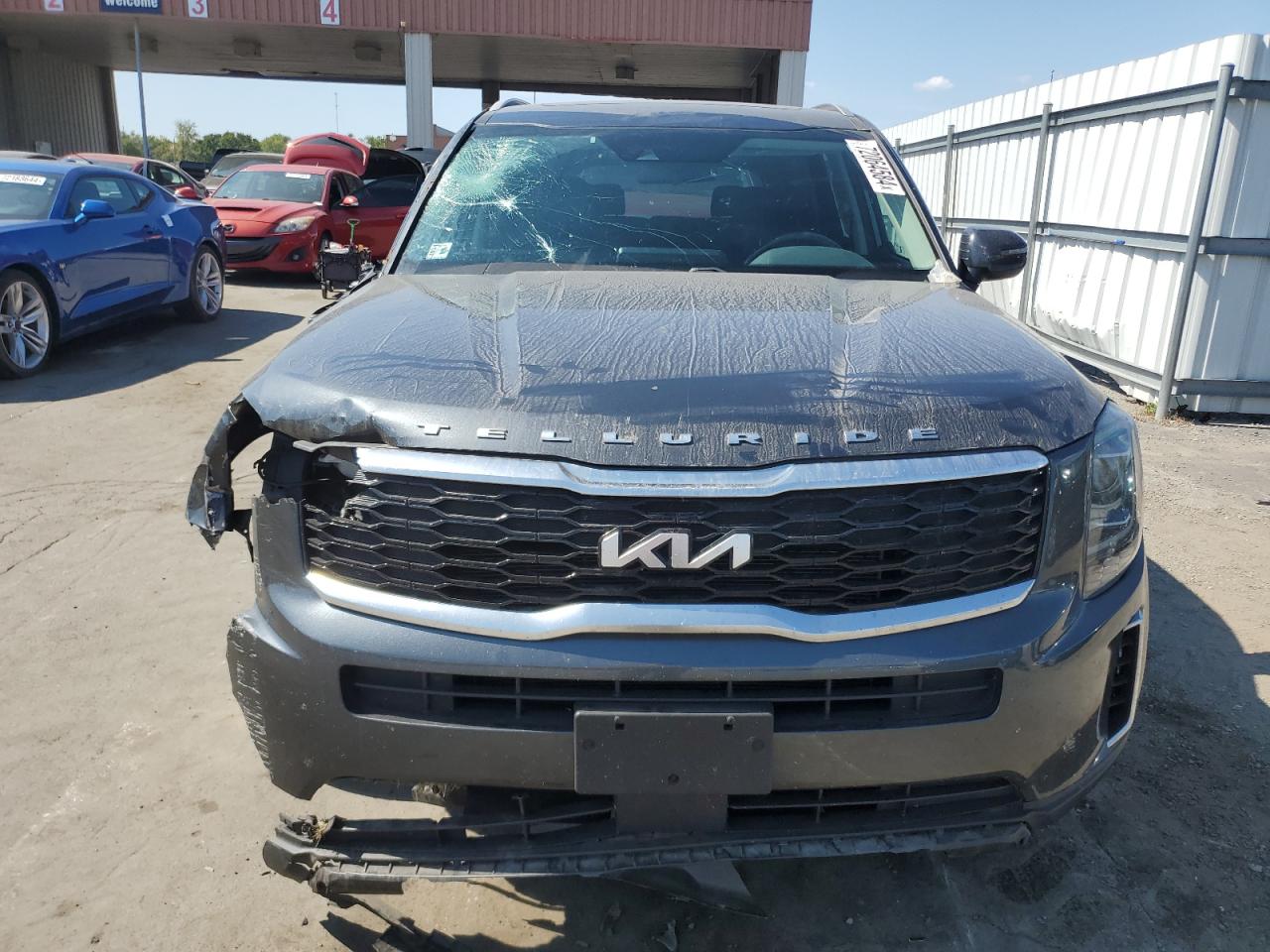 2022 KIA TELLURIDE S VIN:5XYP6DHC9NG249322
