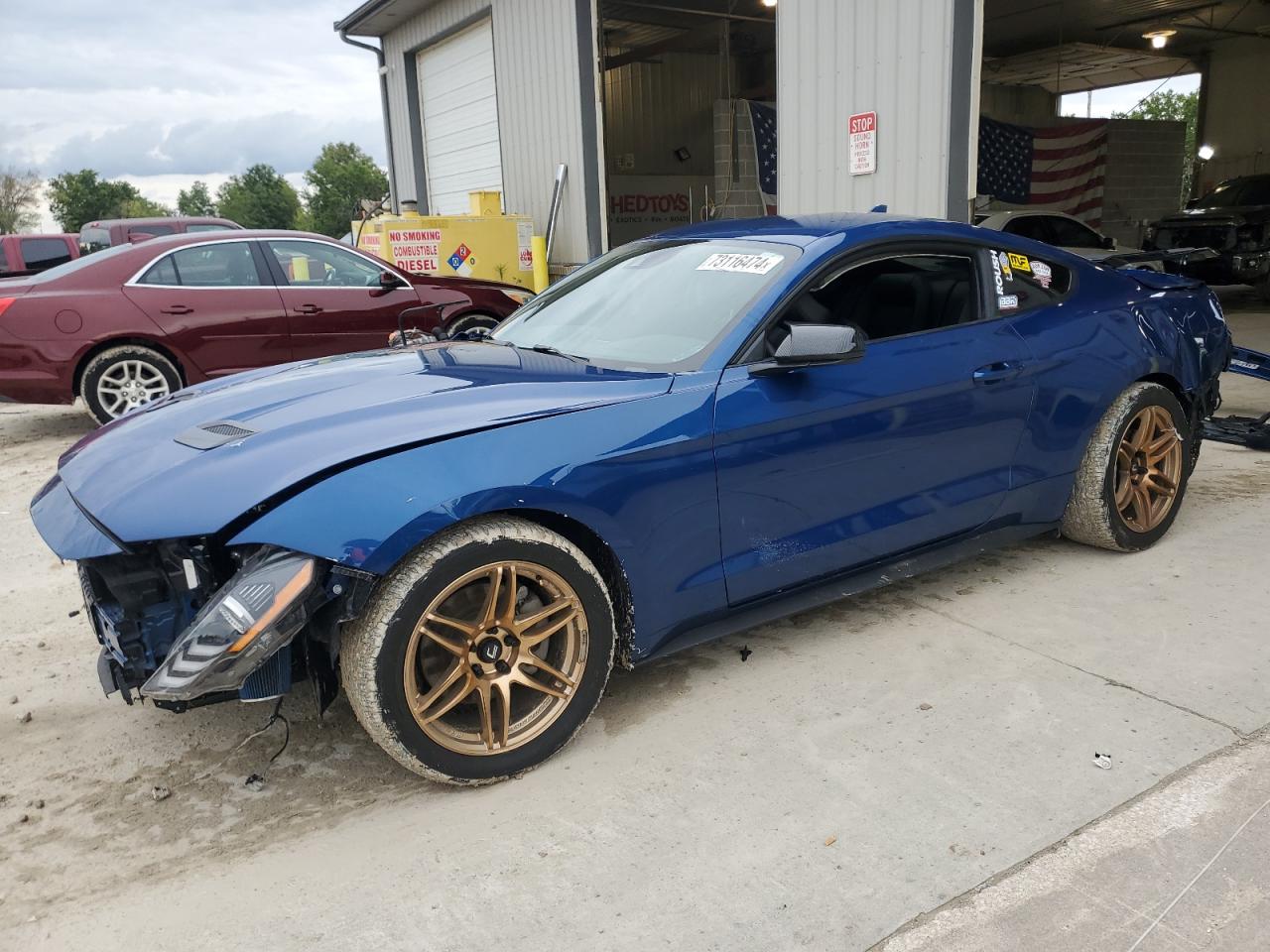 2022 FORD MUSTANG  VIN:1FA6P8TH4N5100169