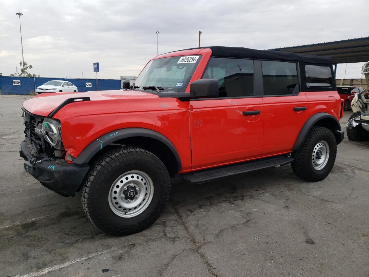 2022 FORD BRONCO BASE VIN:1FMDE5BH9NLB40004