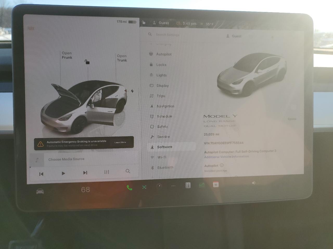 2023 TESLA MODEL Y  VIN:7SAYGDEE9PF755544