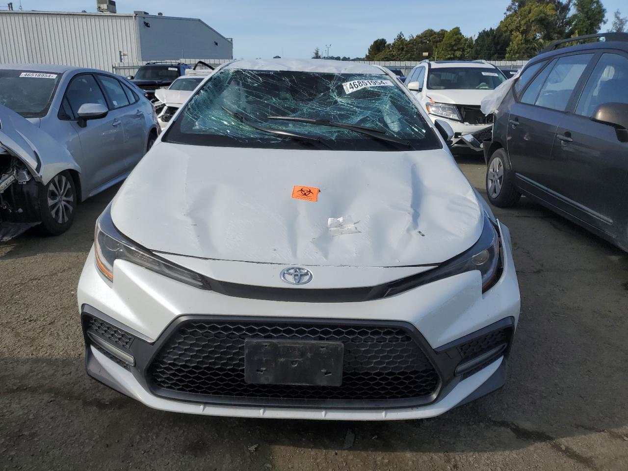 2022 TOYOTA COROLLA SE VIN:JTDS4MCE7N3508175