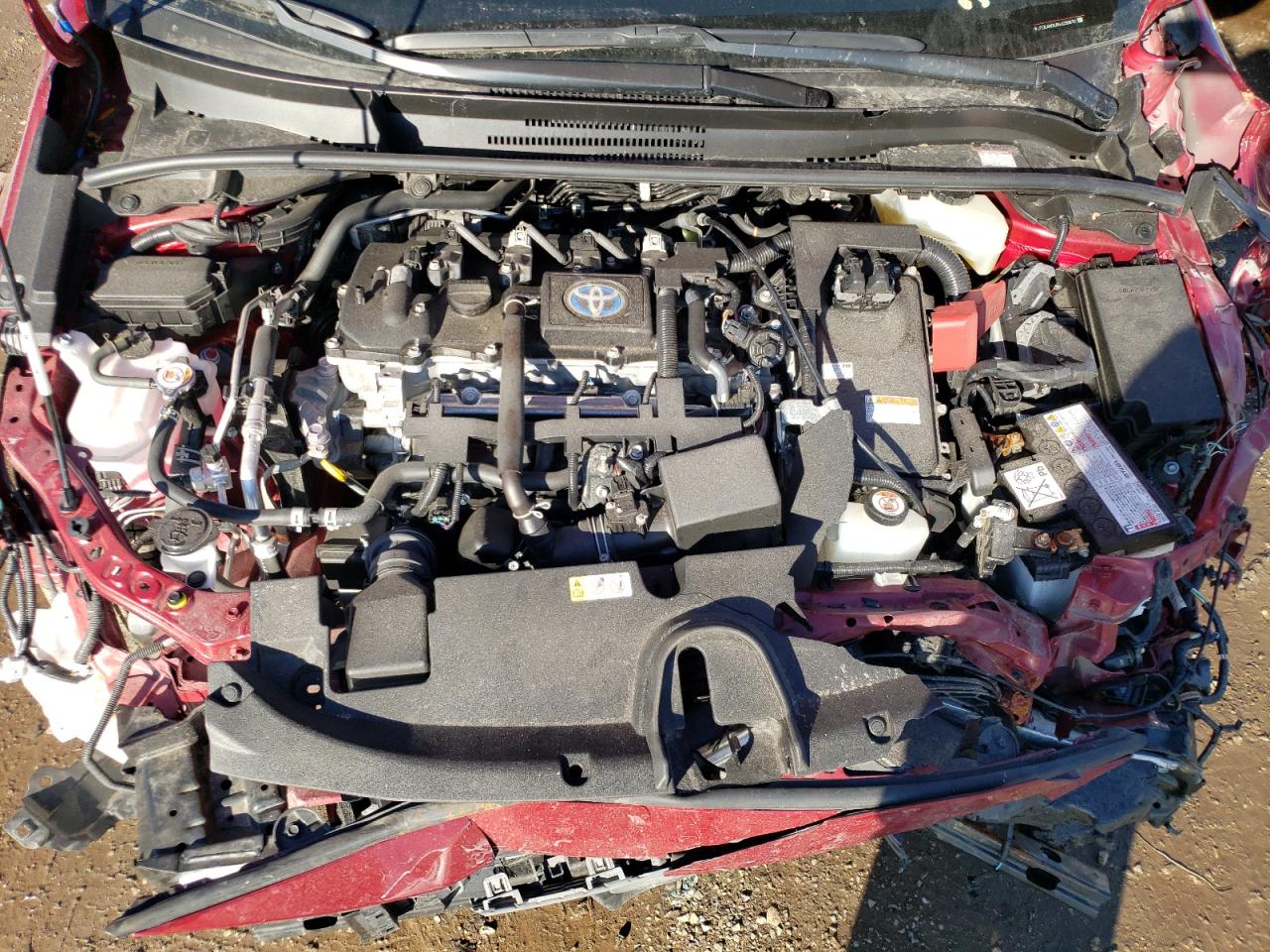 2022 TOYOTA COROLLA LE VIN:JTDEAMDE8NJ038870